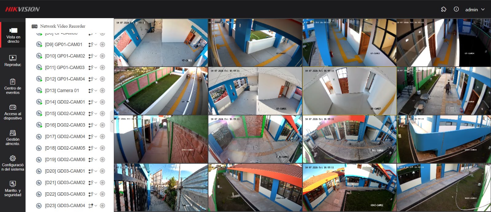 Centro de Monitoreo CCTV en Vivo